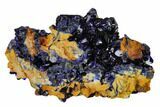 Sparkling Azurite Crystal Cluster - Laos #162569-1